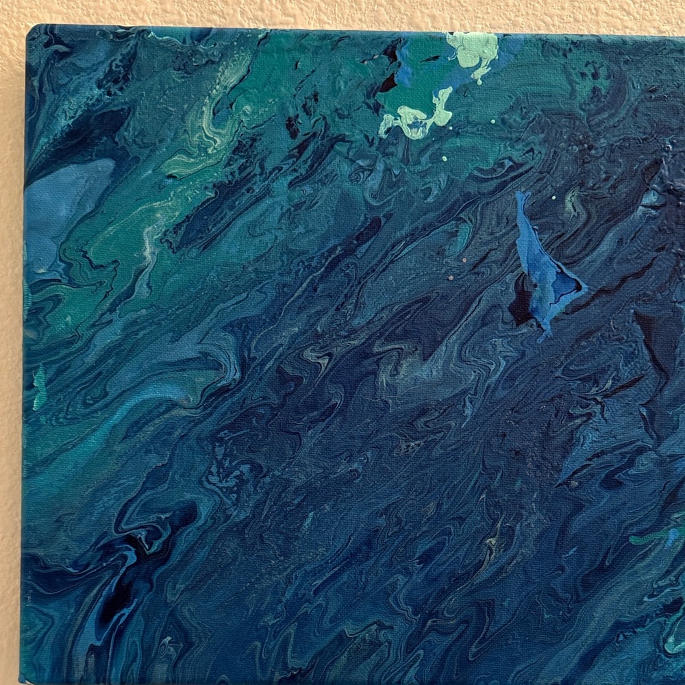 Oceanic Swirl Canvas Art - Picture 3 of 11